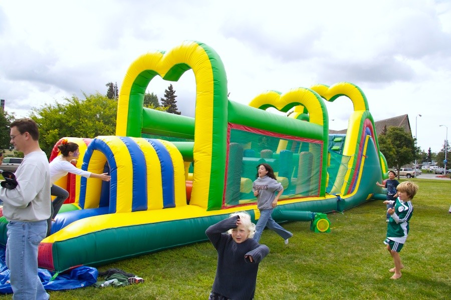 Giant Obstacle with a Slide